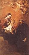 Bartolome Esteban Murillo St. Augustine and Our Lady and Son Sweden oil painting artist